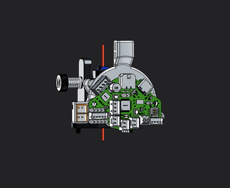 Orbiter 2 / 2.5 EBB36 Toolhead PCB Board Mount w/ Dual Fan Splitter