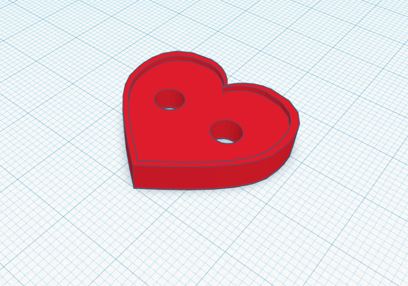 Heart button by Oliver Rothner | Download free STL model | Printables.com