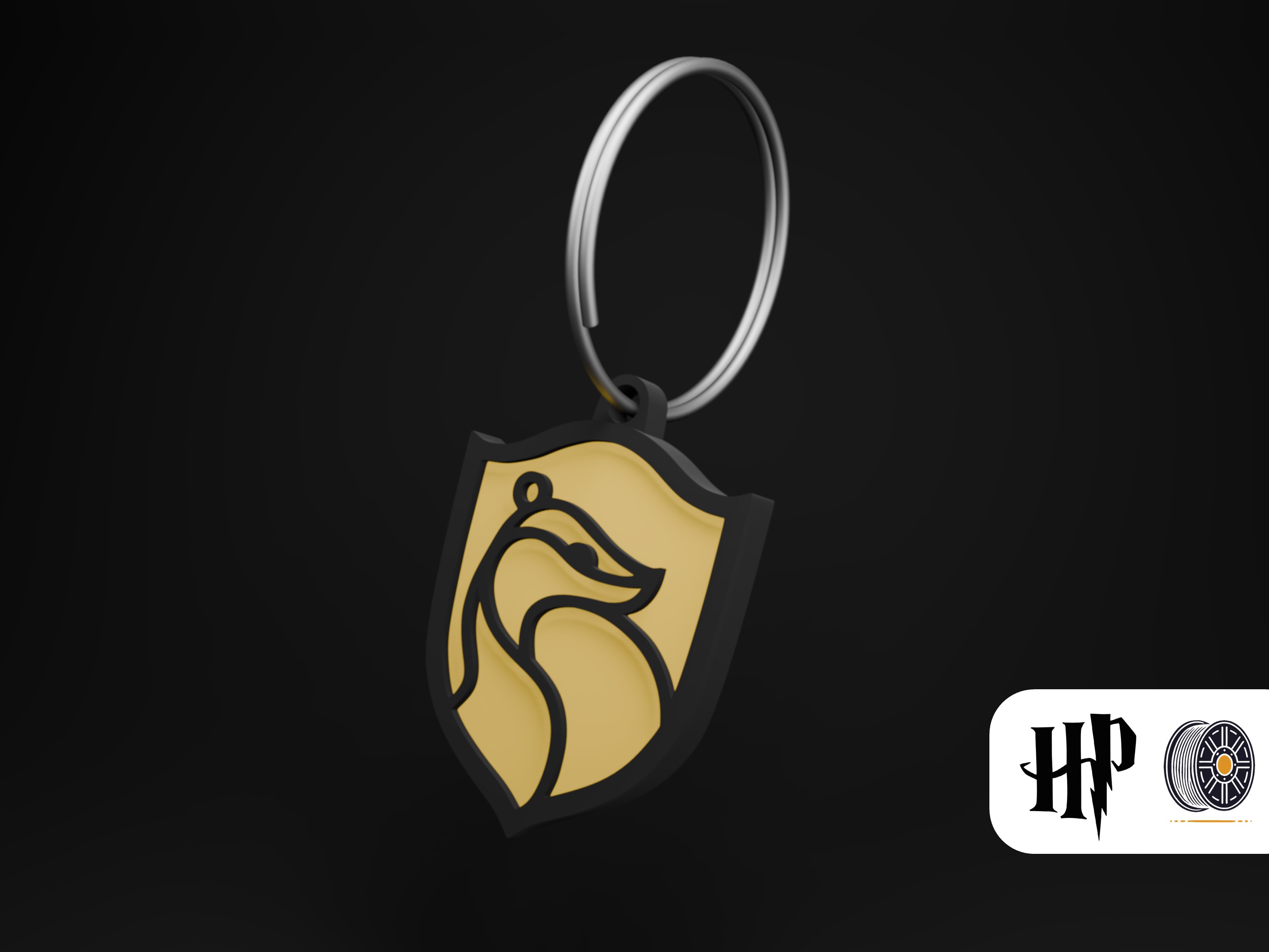 Hufflepuff | Harry Potter House Keychain