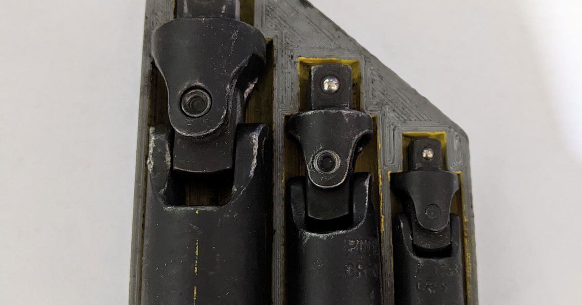 Harbor Freight Universal Impact Joint Socket Adapter Set Holder by kdub
