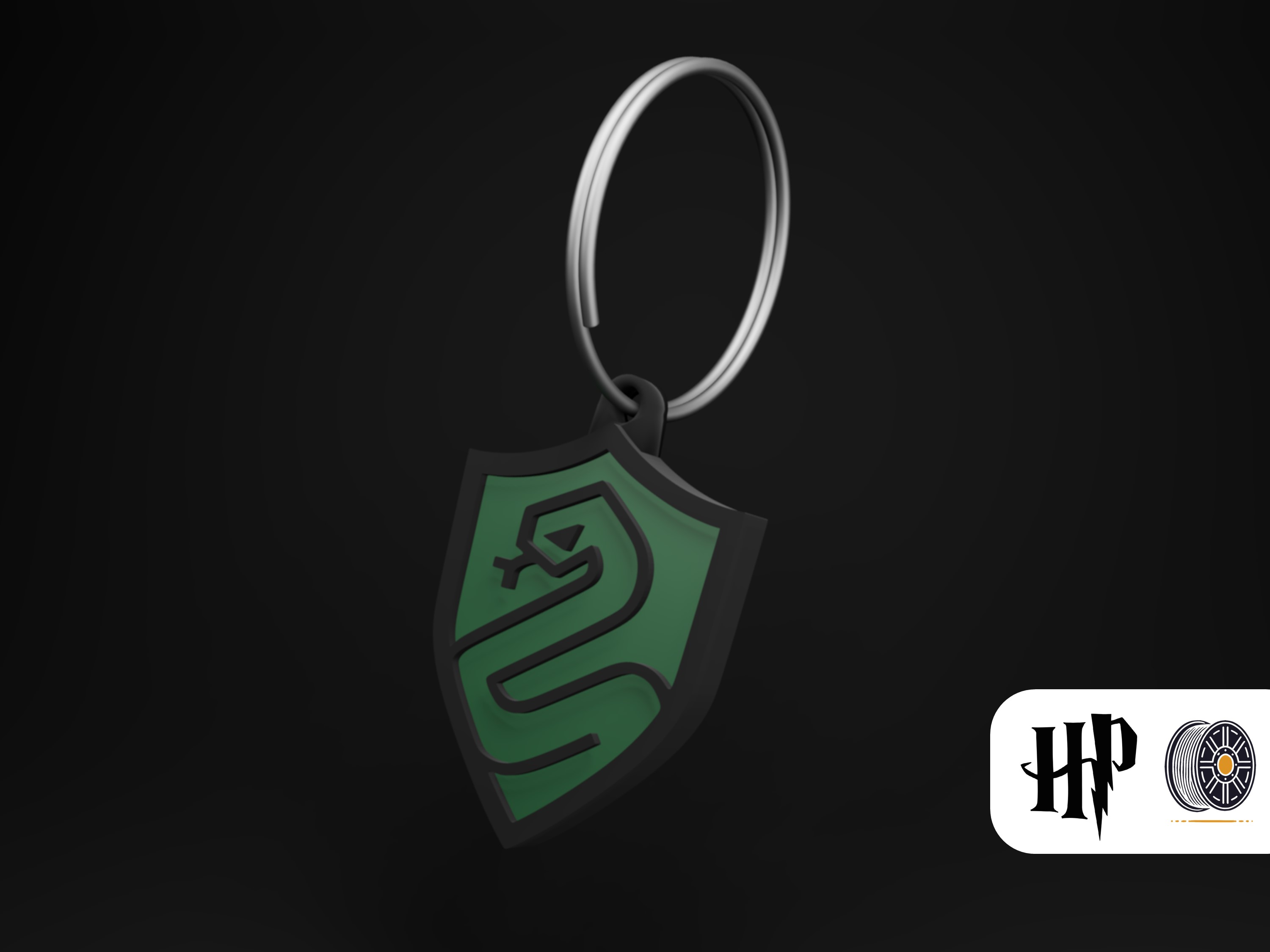 Slytherin | Harry Potter House Keychain