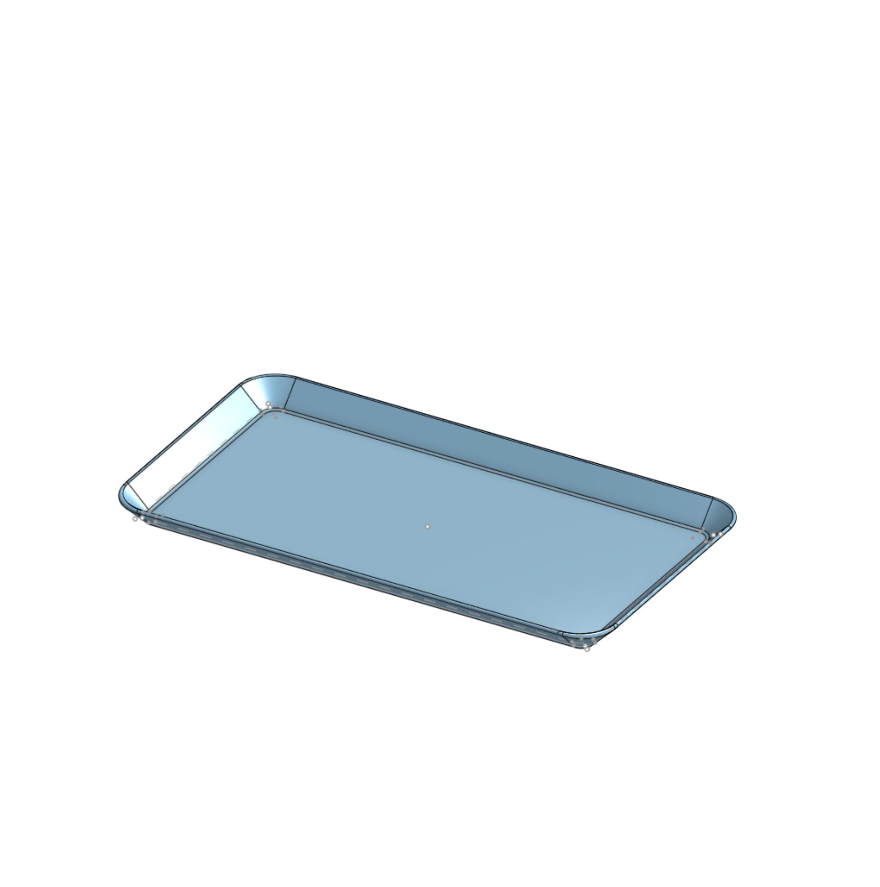 Tray 100x200x10mm