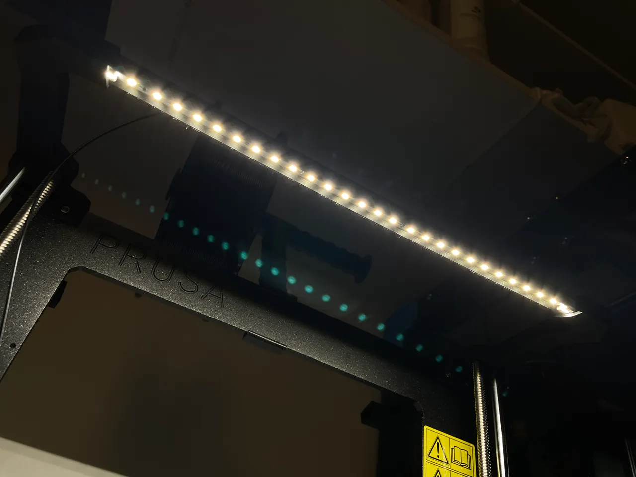 LED Light Bar Prusa i3 MK2/MK3 by In3DSpace, Download free STL model