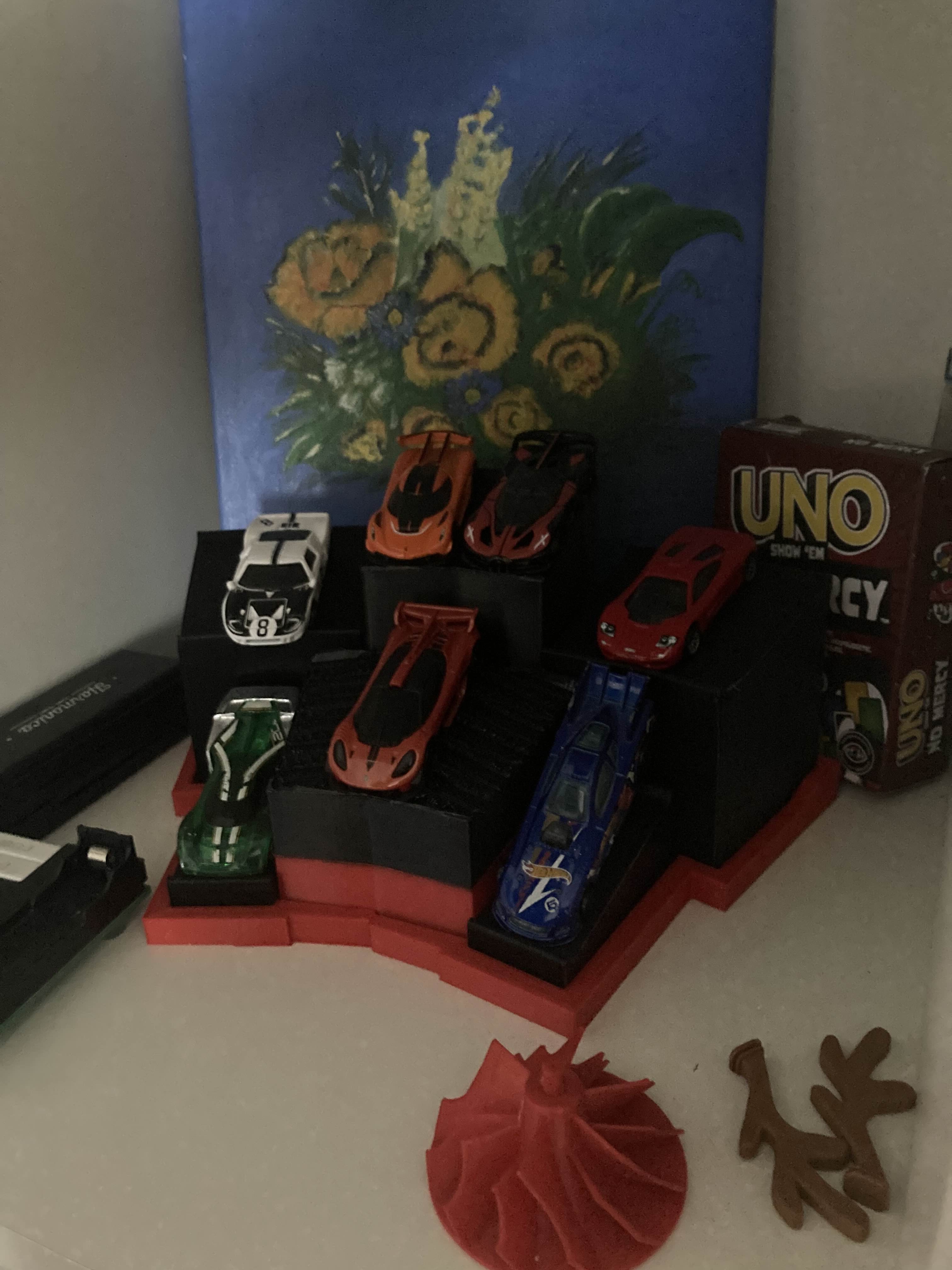 HotWheels Dsplay podium