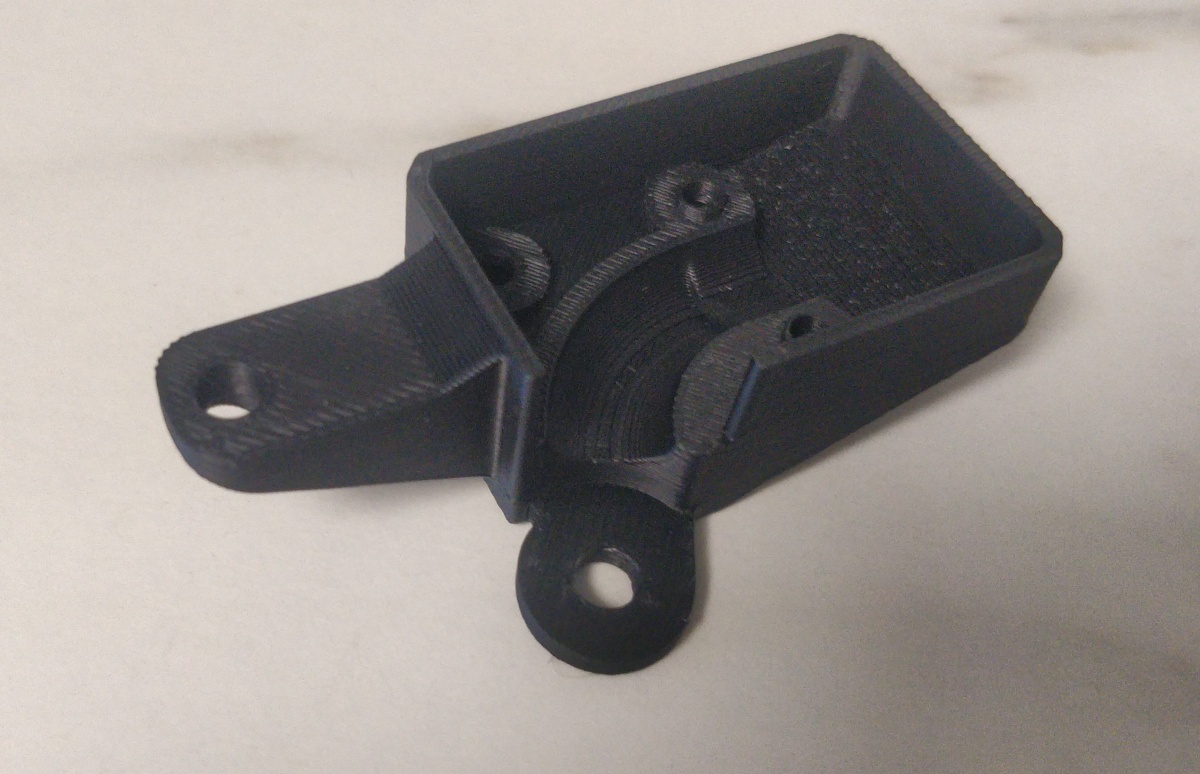 Creality K2 Plus cable chain cover with tube holder