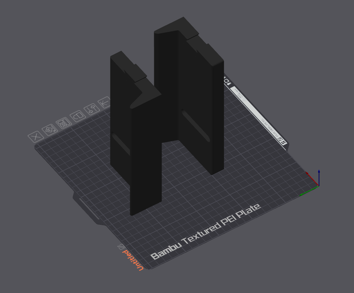 20cm Simracing Heel rest for pedal plate simrig