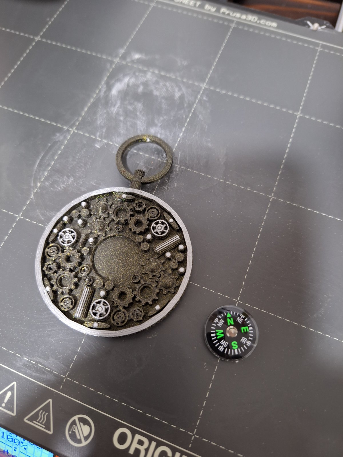 Steampunk pocket compass — miniatura 3