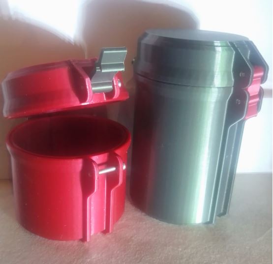 Cylindrical rugged box