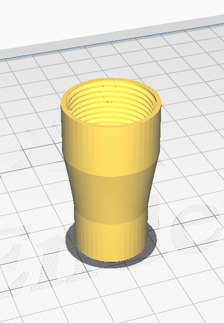 Element for attaching a shower head to a hose