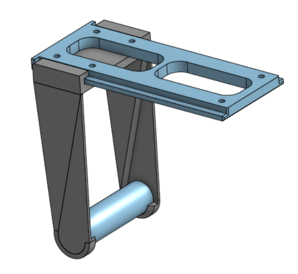 MMU3 filament hanger with buffer function version #2. — thumbnail 2