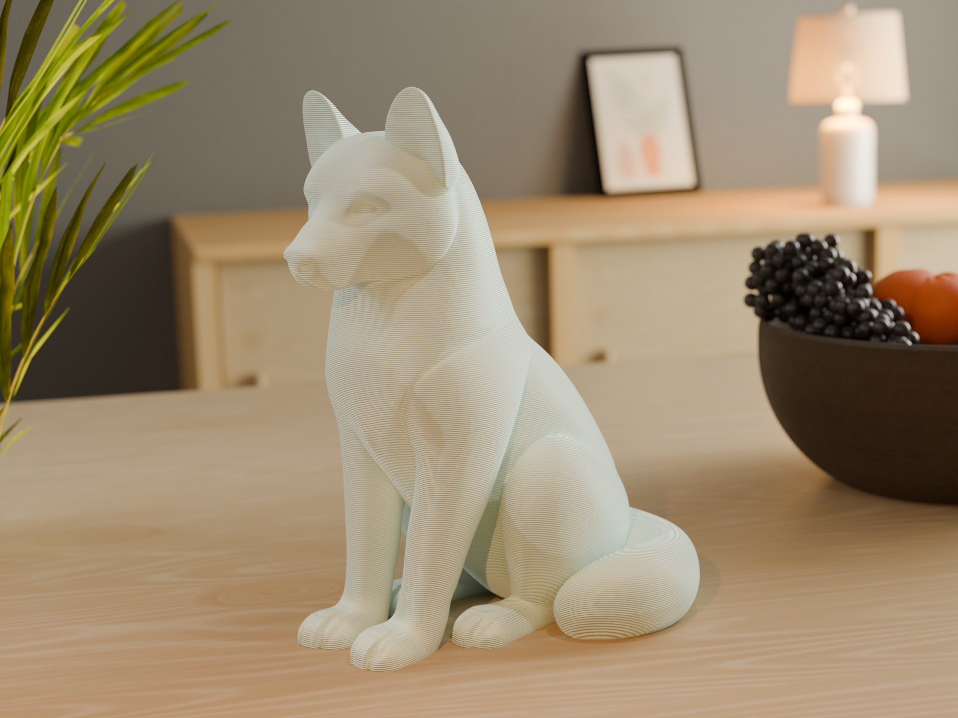 Husky Statue