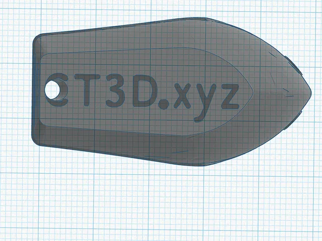Keychain Benchy