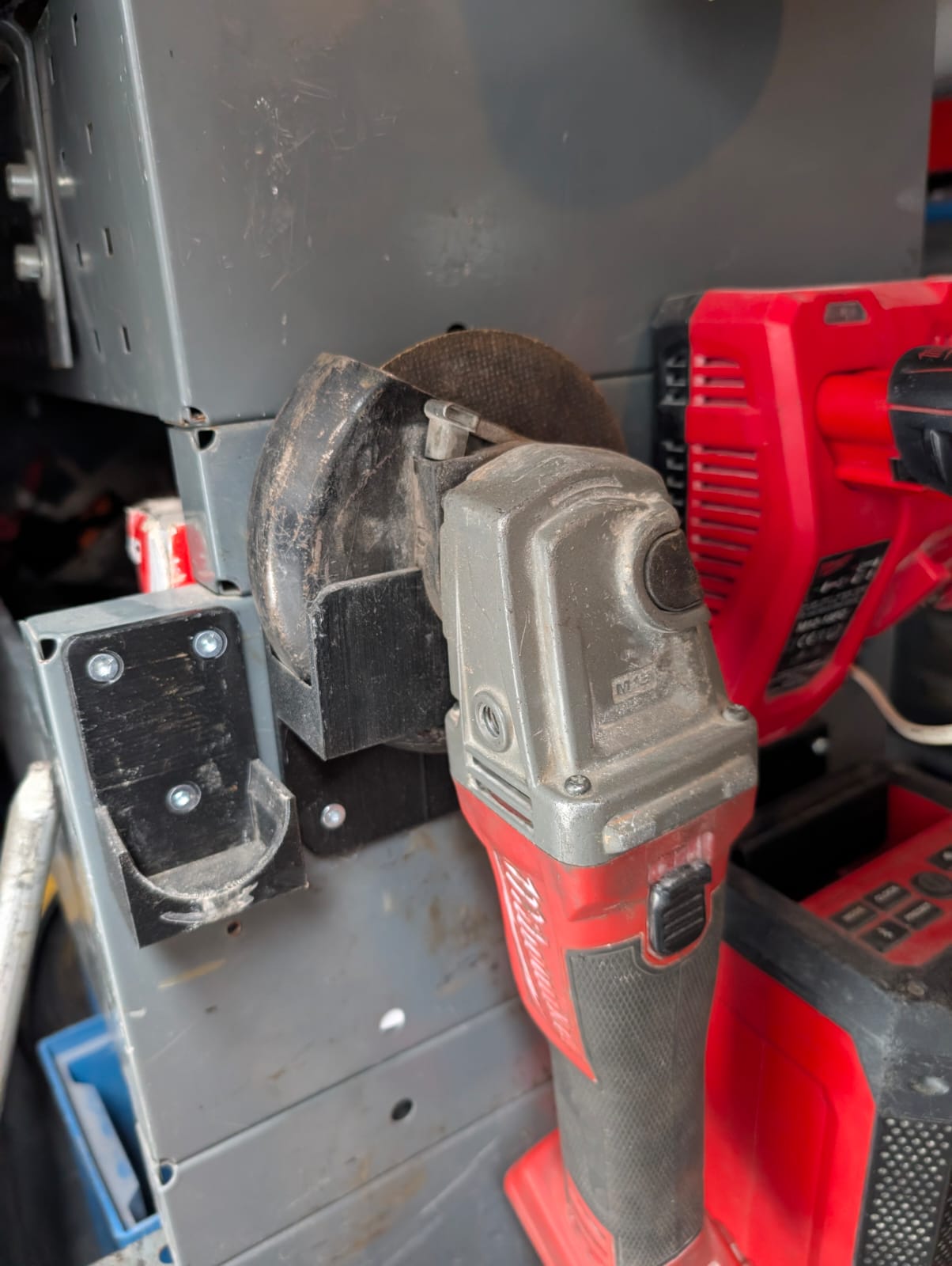 angle grinder holder