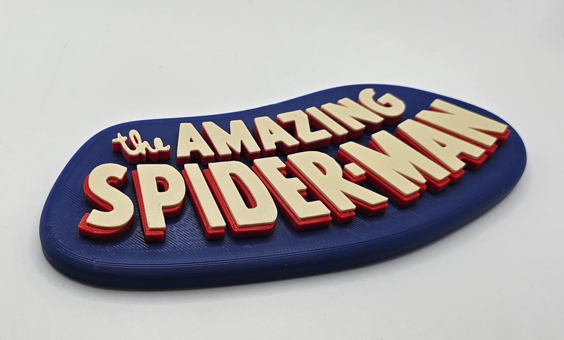 Amazing Spider-Man 3D Logo (Single Extruder)
