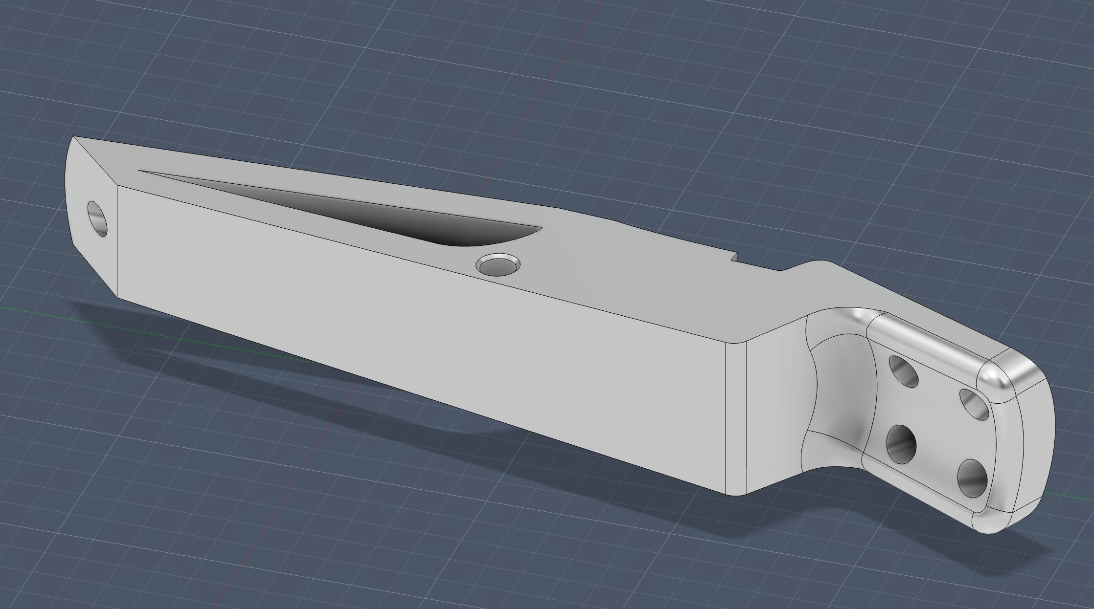 Blank Pickup and Preamp Violin Body (From: DHB-01: Minimalist Electric Violin)