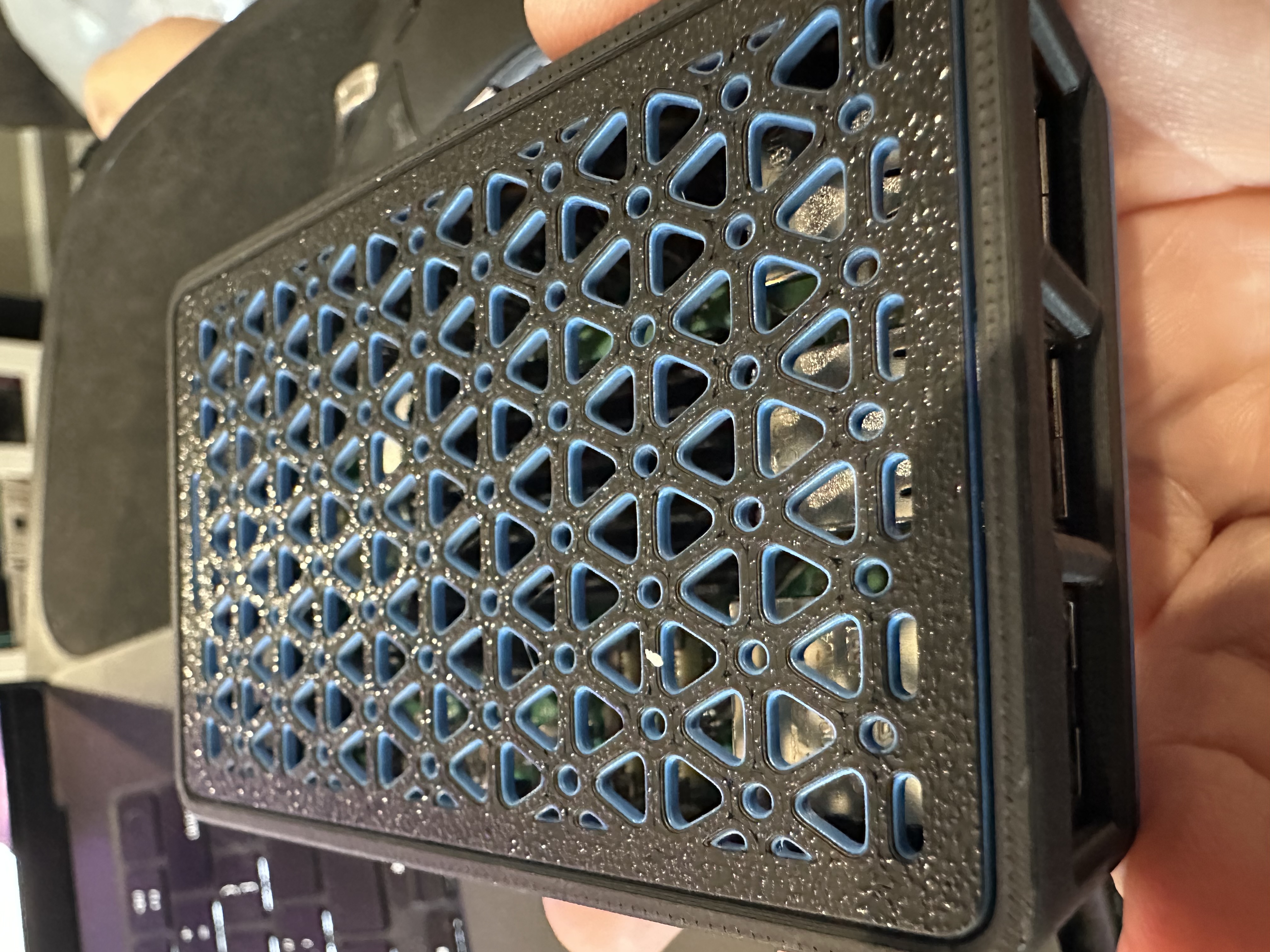 Pi5 Case Lid - IsoGrid