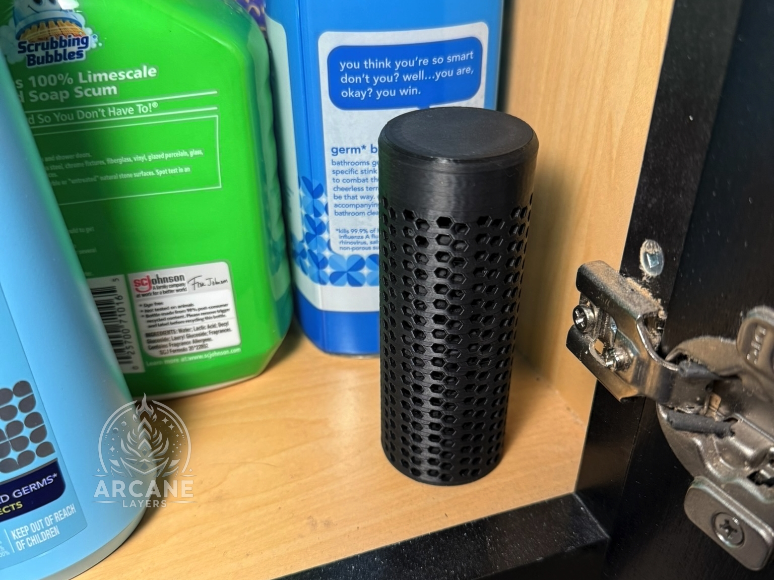 Perforated Canister with Screw Lid For Carbon Pellets