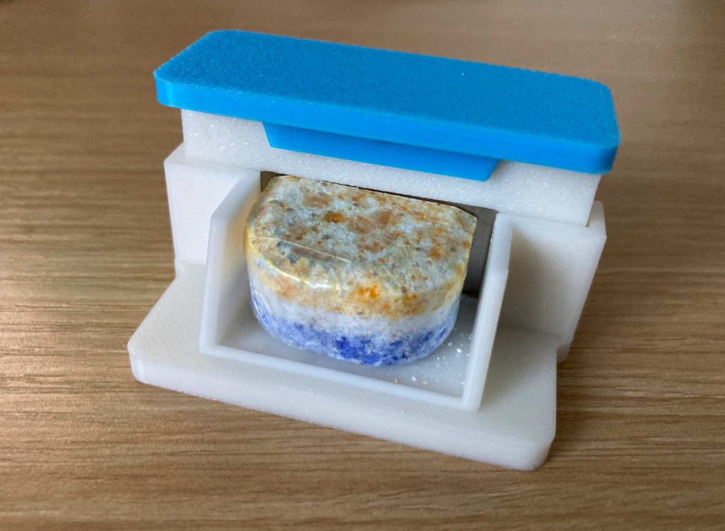 Dishwasher tablet cutter