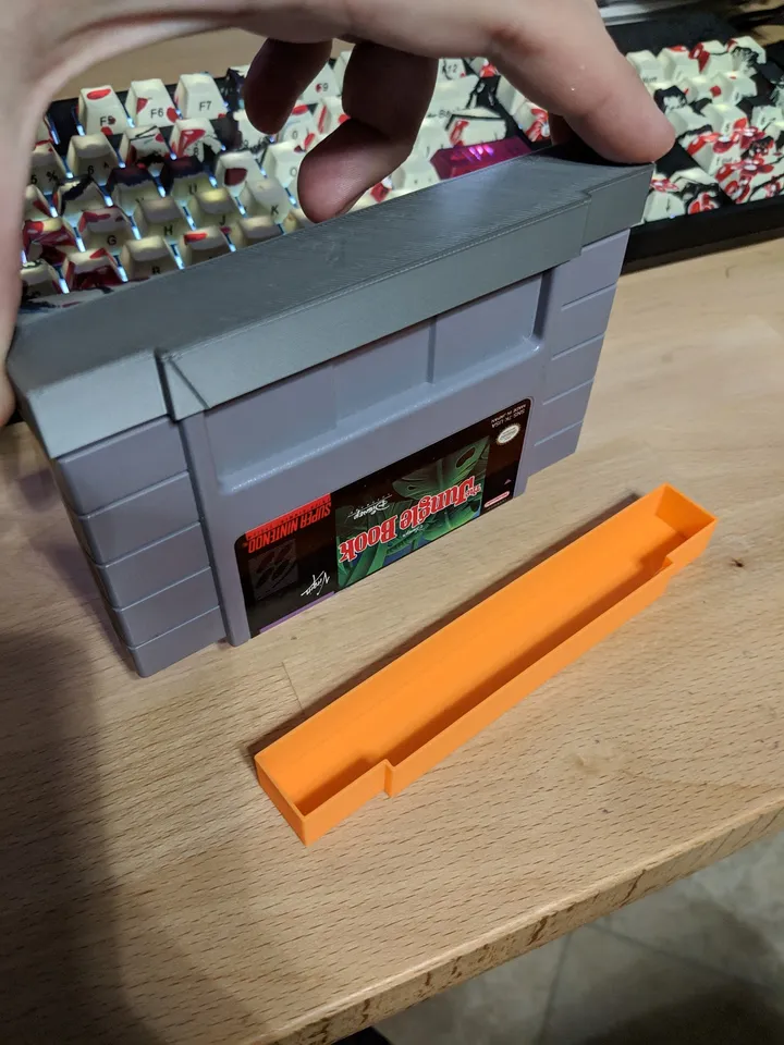 SNES Dust cover - friction fit by Jippen | Download free STL model ...