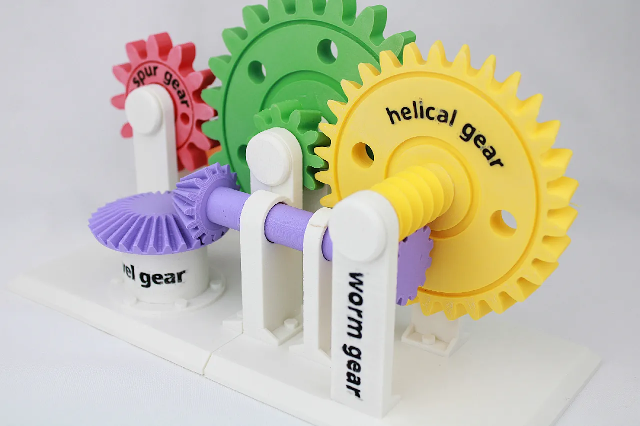 Gear Basics Learning Tool by GCV3D | Download free STL model |  Printables.com