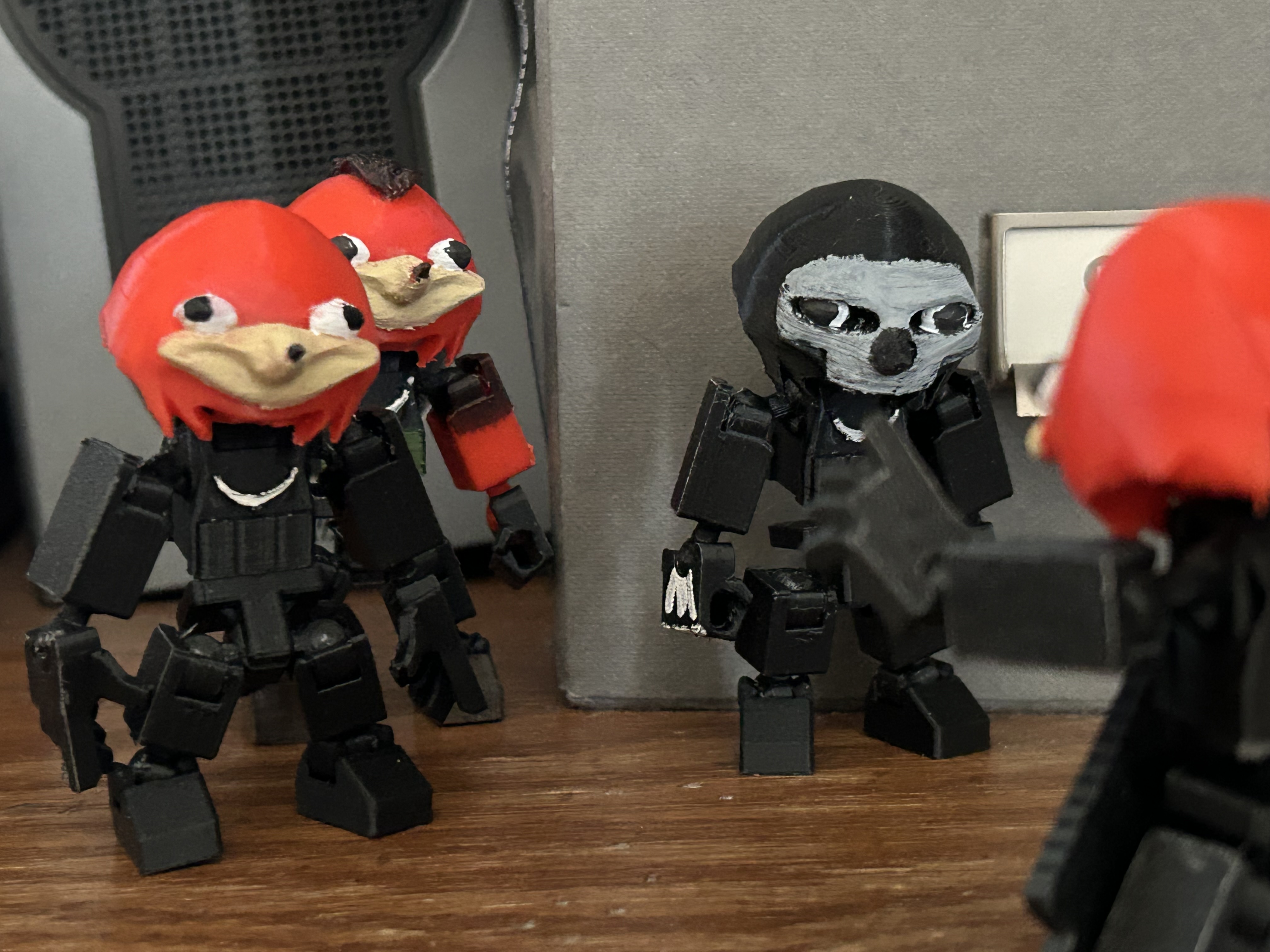 Miniatura 3 do modelo 3D Mini 13 GHOST Knuckles (Ghost/Simon Riley from COD)