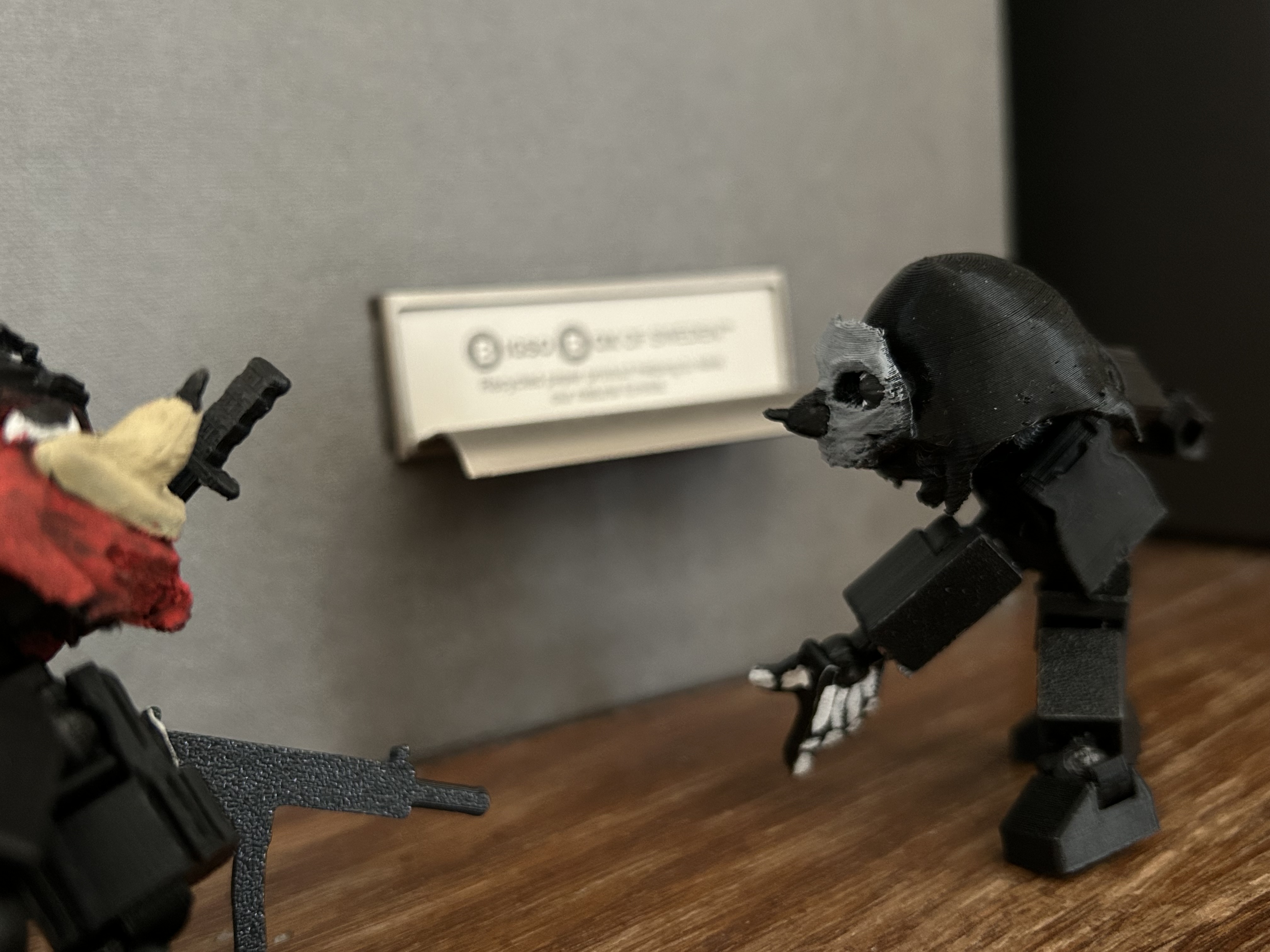 Miniatura 9 do modelo 3D Mini 13 GHOST Knuckles (Ghost/Simon Riley from COD)