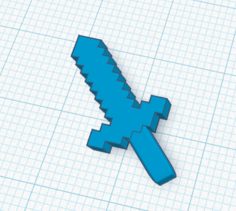 dummy 13 minecraft sword