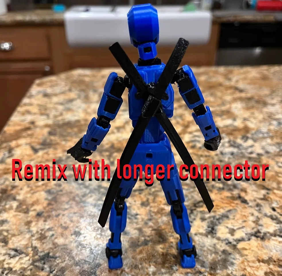 Dummy 13 double katana holster V2 with katanas (remix)