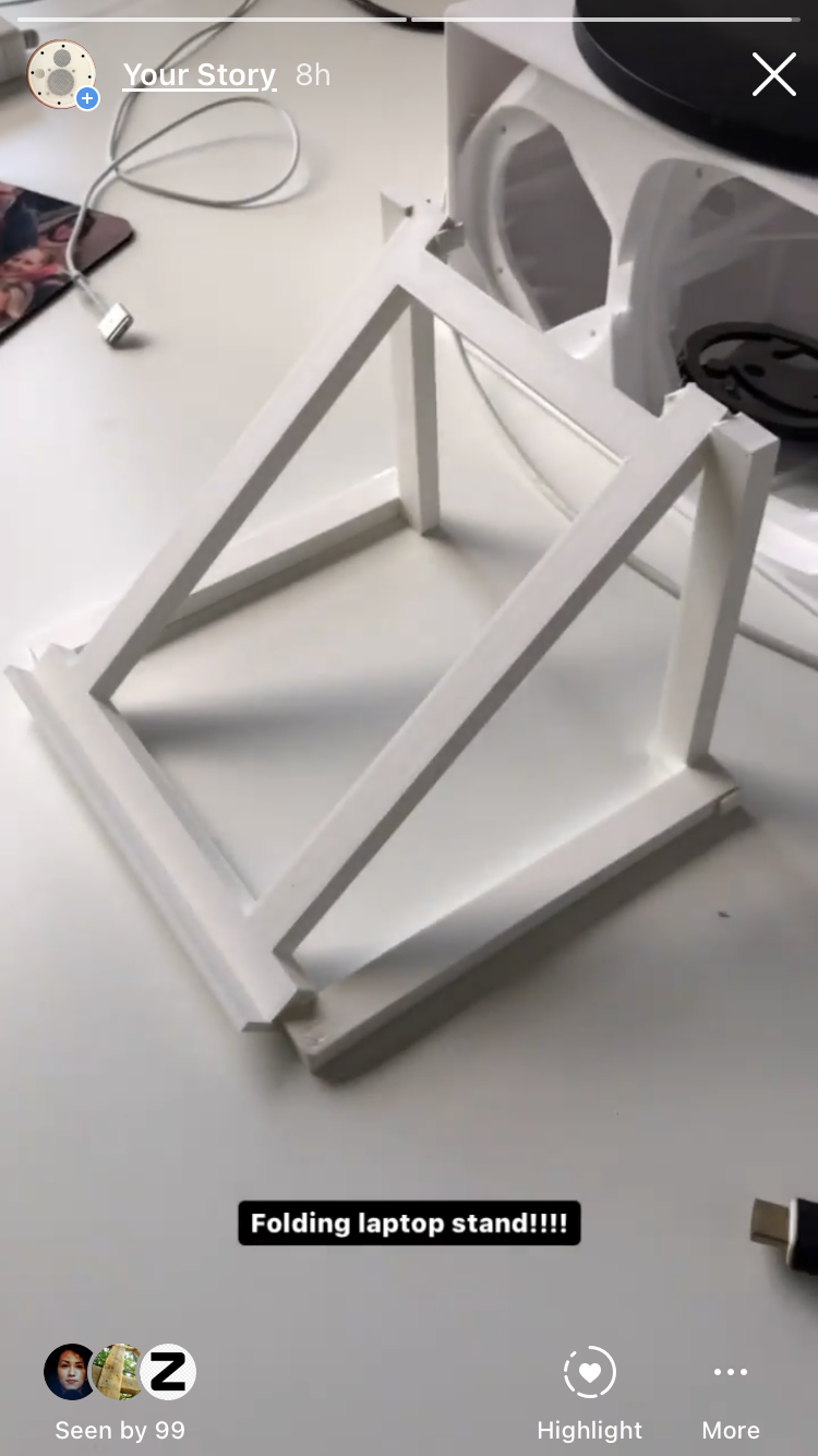 Folding Laptop Stand