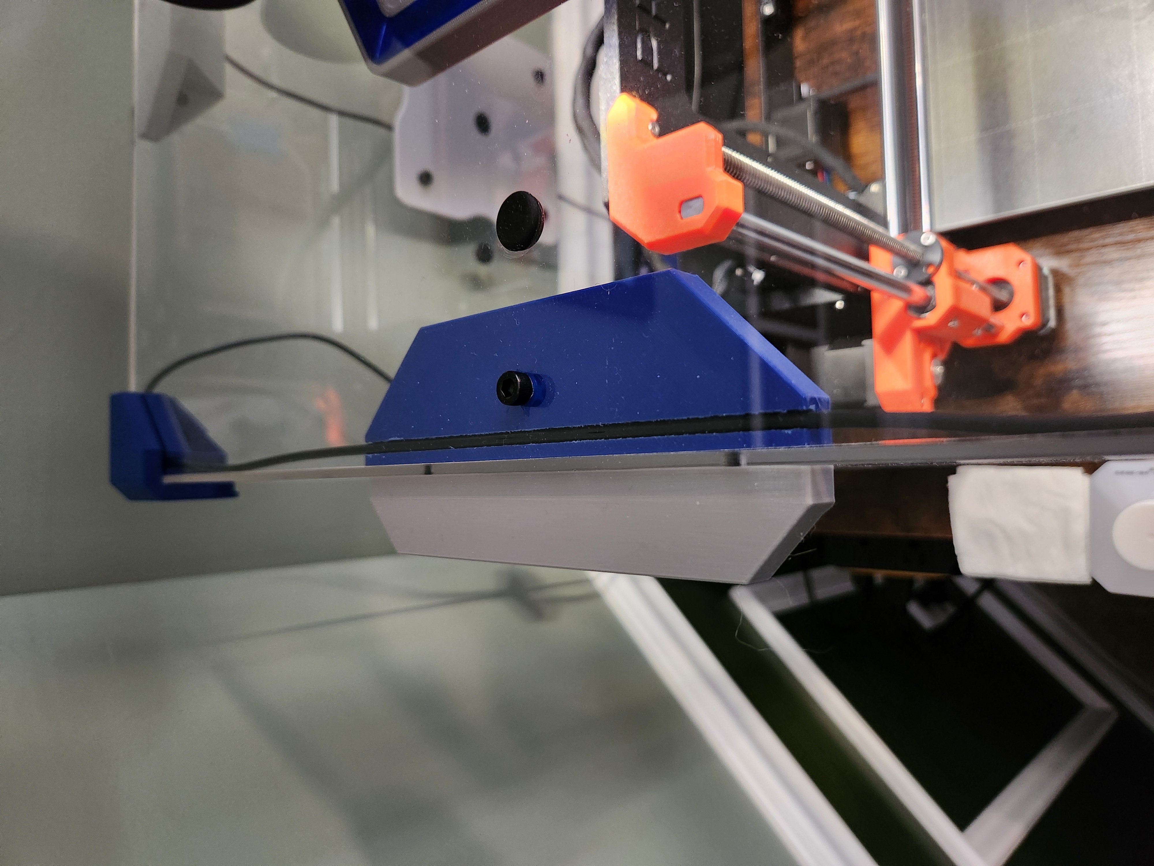 Upper Side Bracket for the DELACK Enclosure with Buddy3D camera cable slot