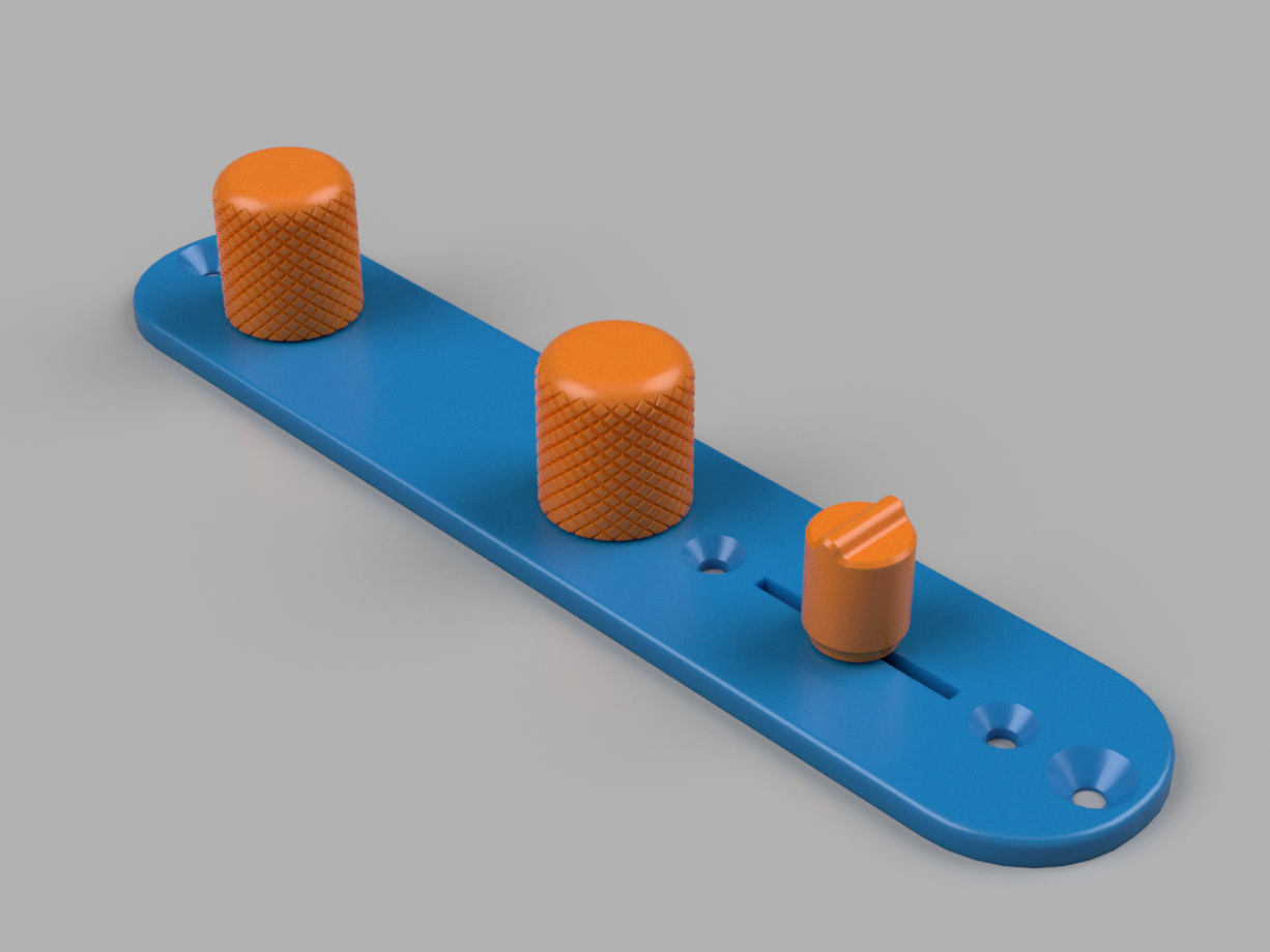 Pursacaster Control Plate and Knobs — miniatura 2