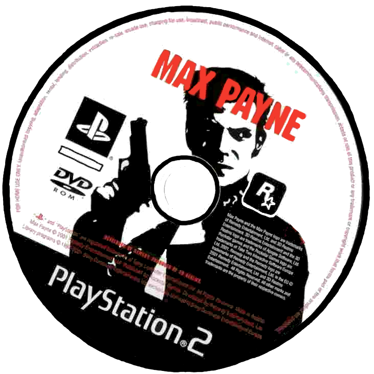 Max Payne PS2 Disk - HueForge — miniatura 2