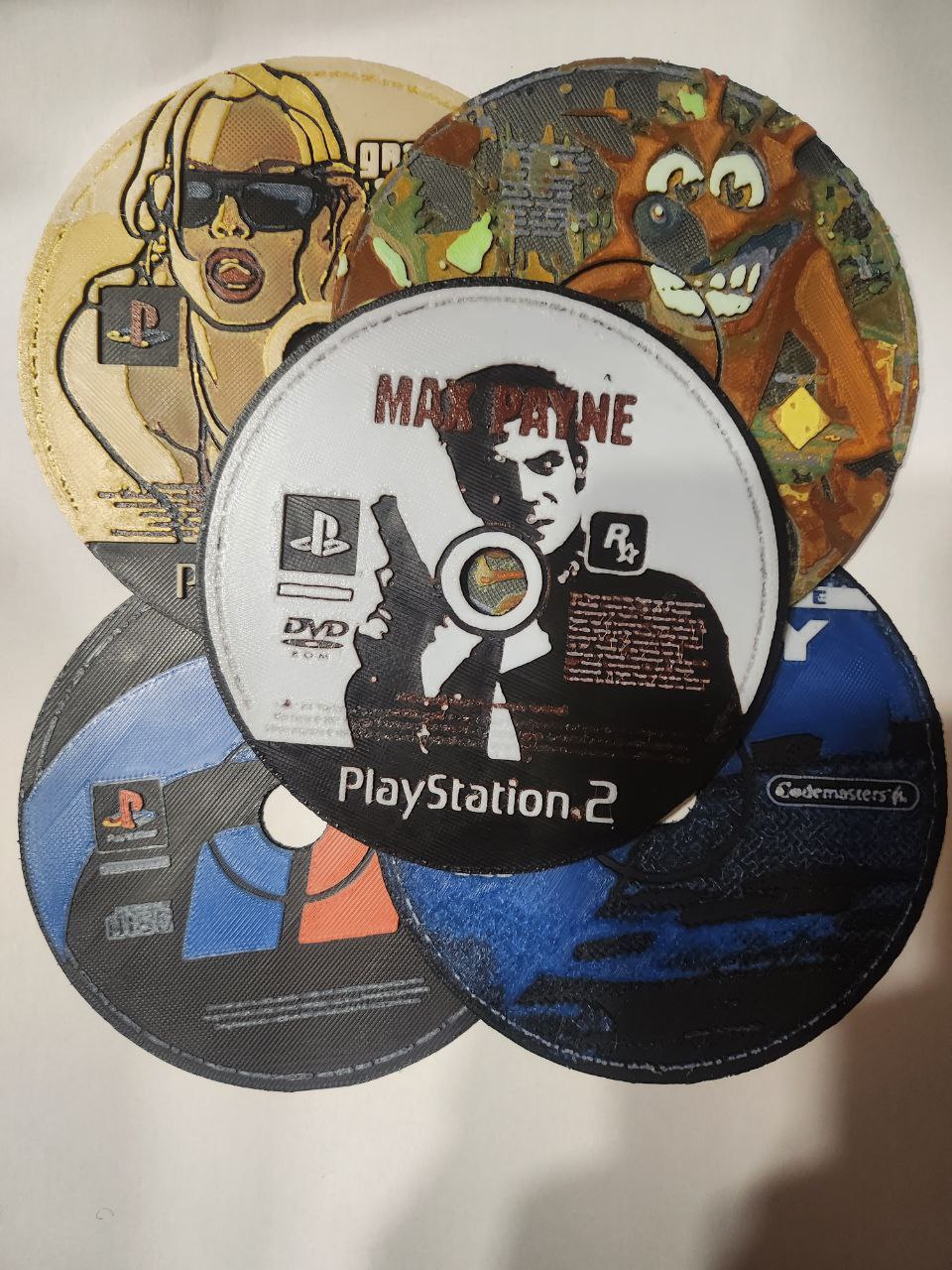 Max Payne PS2 Disk - HueForge — miniatura 3