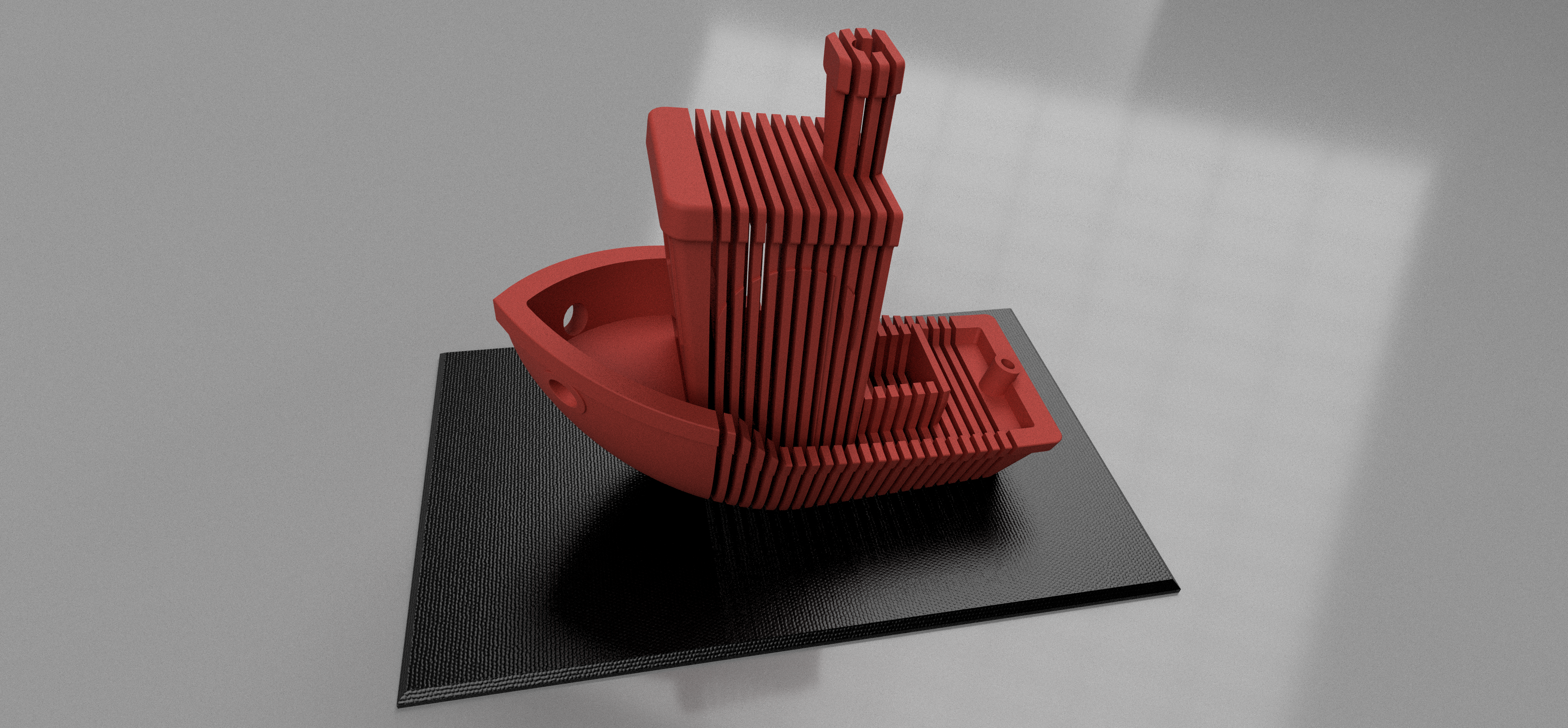 Layered Benchy Sculpture
