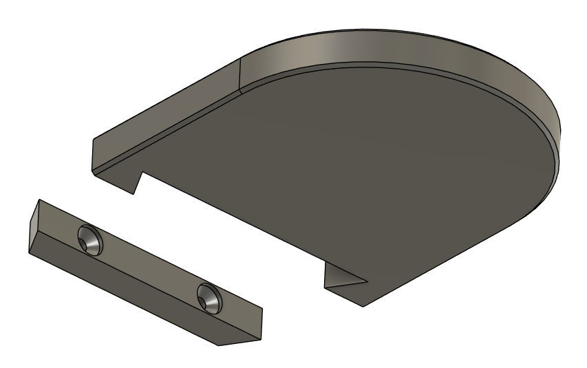 Miniatura 6 do modelo 3D Round Floating Wall Shelf - Parametric