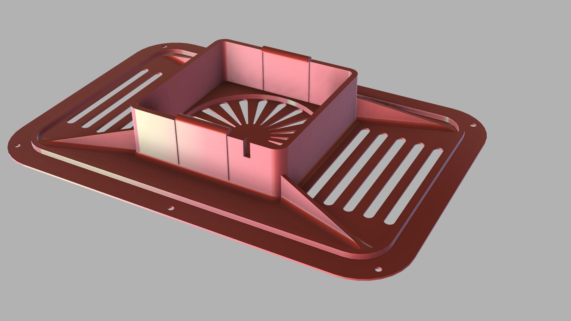 Simple mounting bracket for Qidi Plus4 mainboard fan