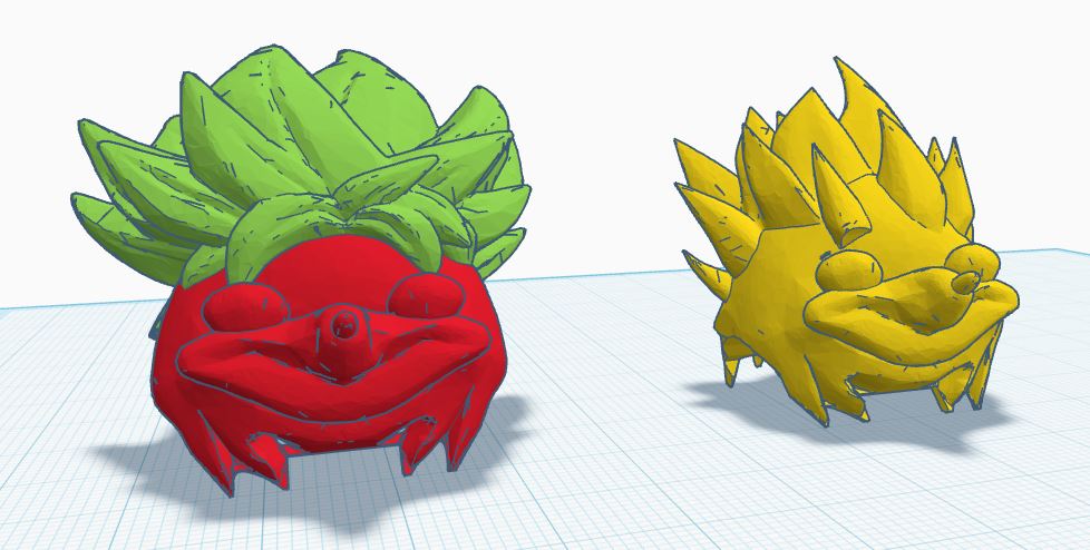 Mini 13 Super Saiyan knuckles