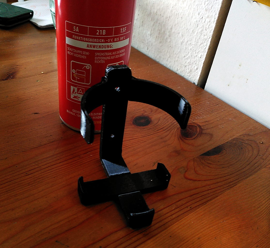 extinguisher / spray can wall mount