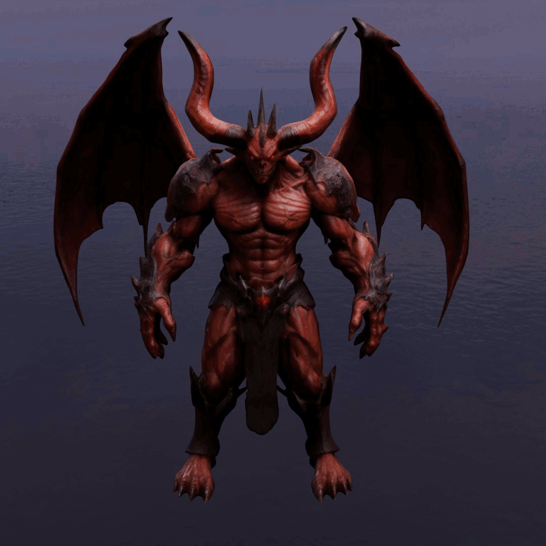 Boss Devil Statue