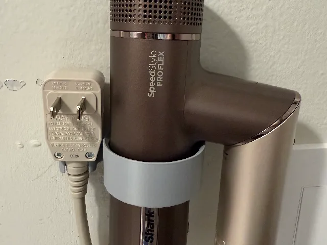 Shark SpeedStyle Pro Flex Hairdryer Wall Mount