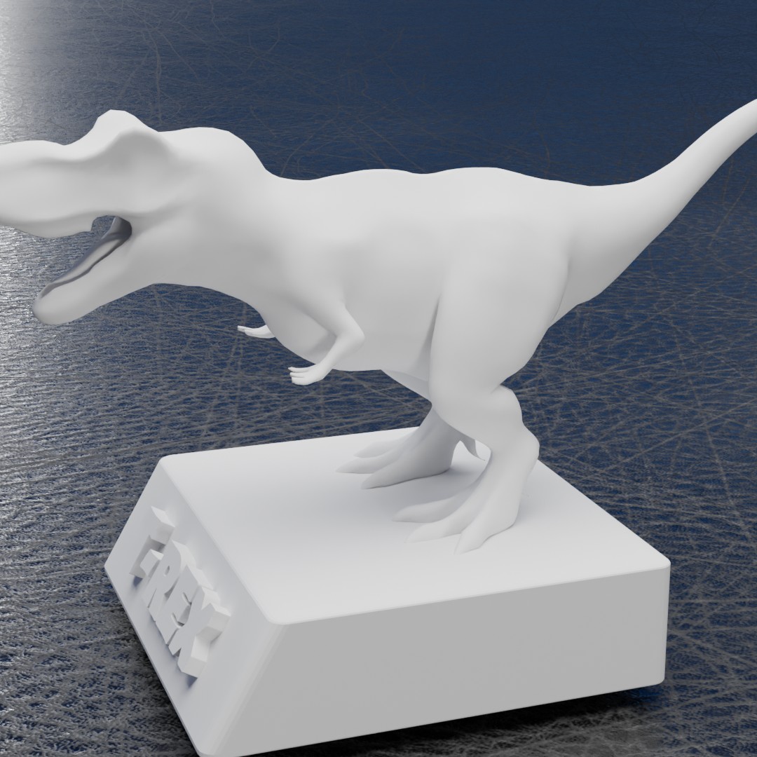 Miniatura 4 do modelo 3D Dinosaur T-REX