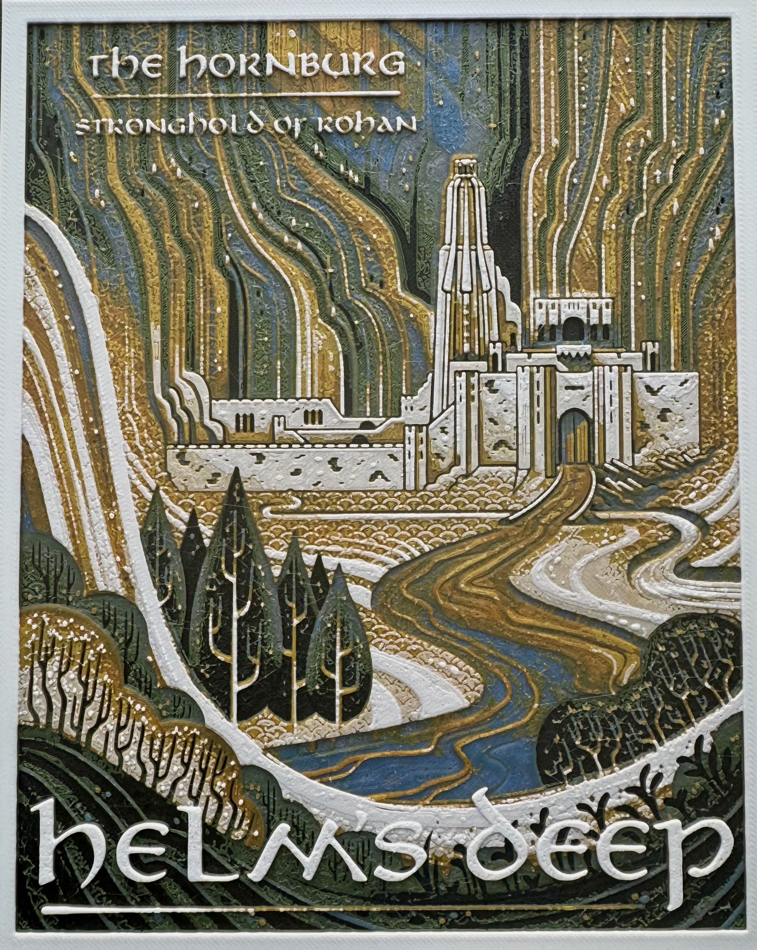 Helm's Deep LOTR Hueforge (Lord of the Rings) Stronghold of Rohan Painting