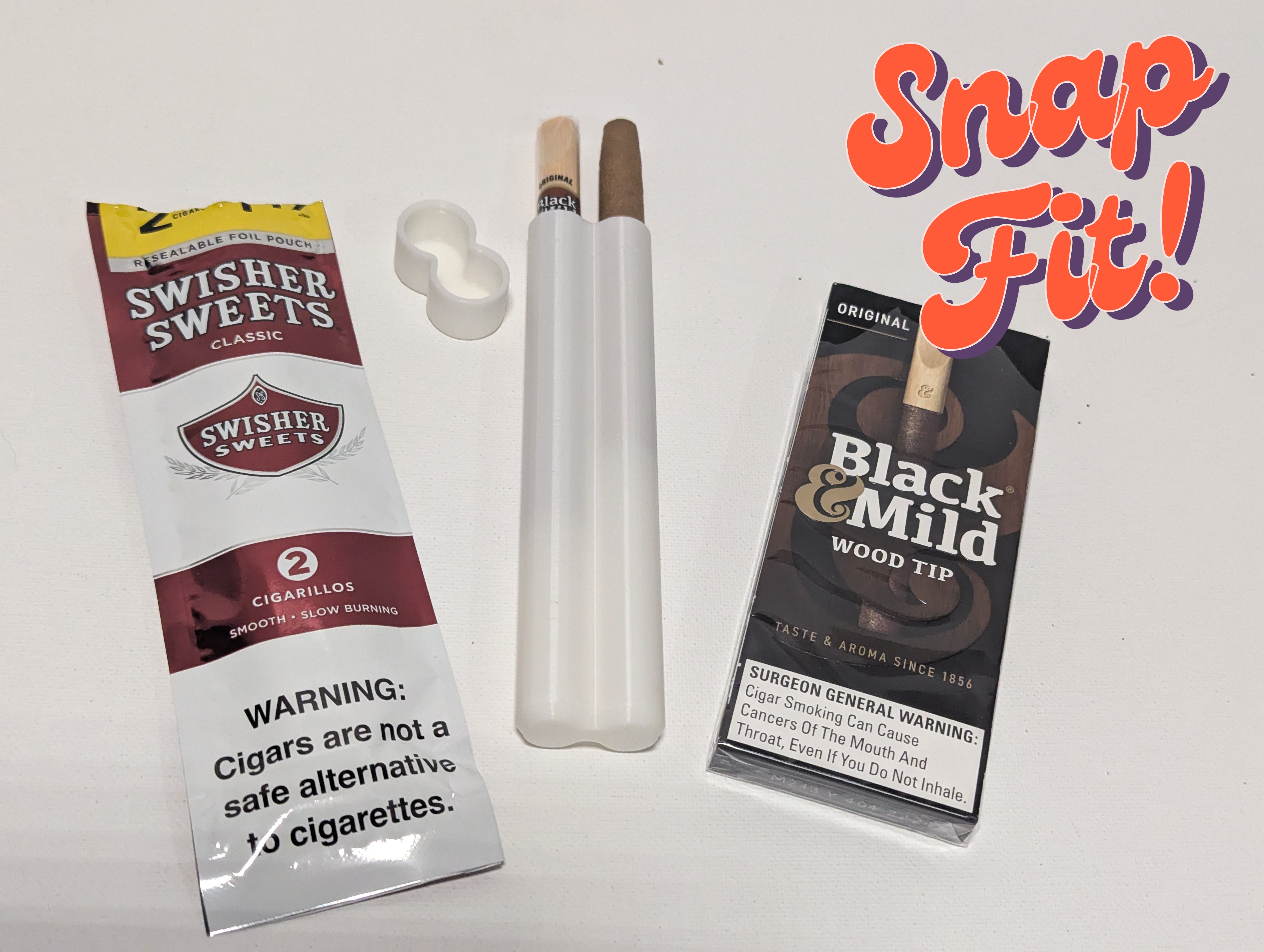 (2) - Cigar Holder/Case (Swisher Sweets and Black & Mild)
