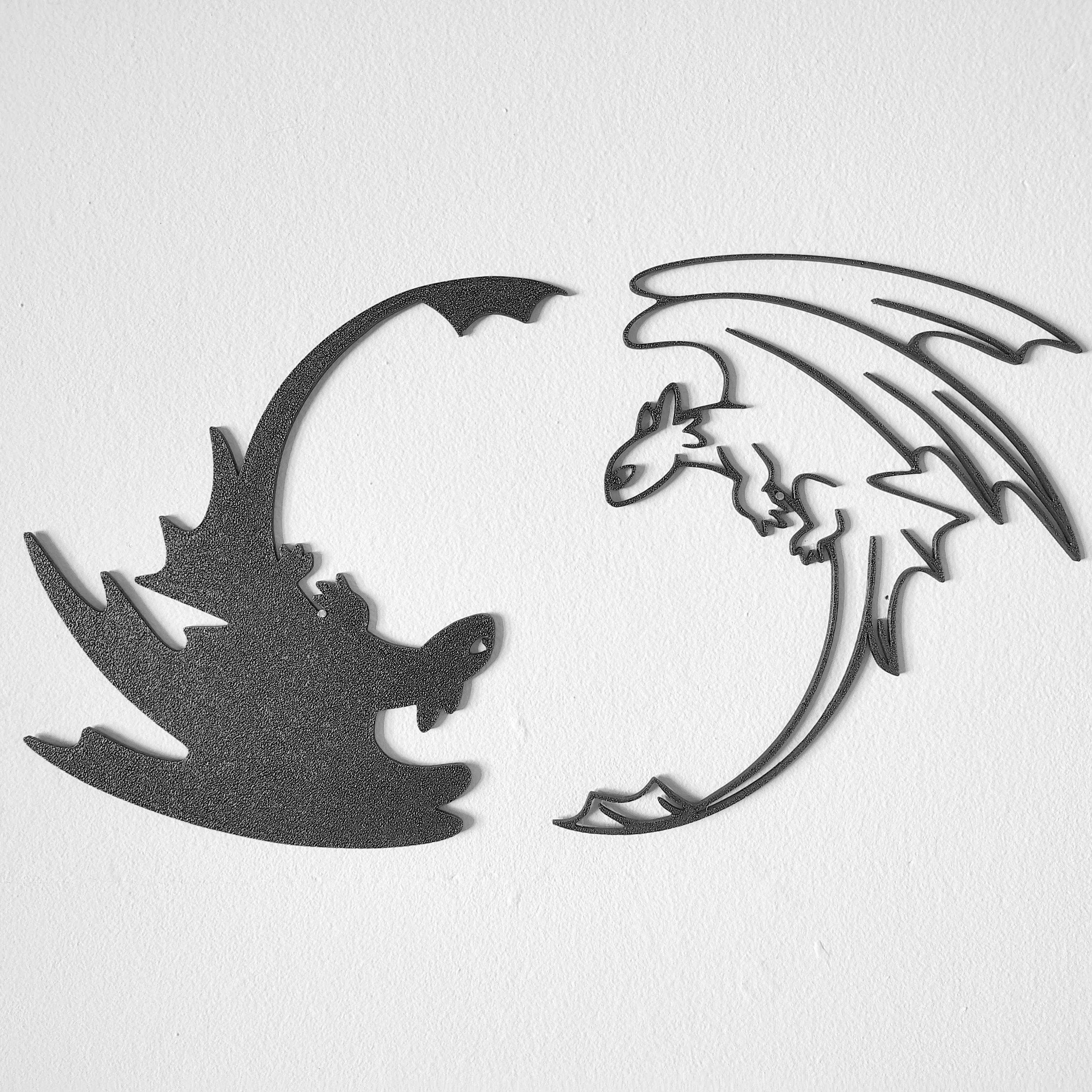 Dragons wall art