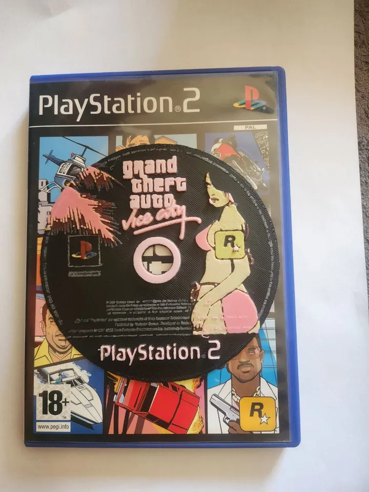 gta vice ciudad ps2 disco