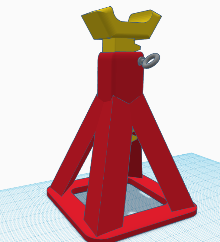 Jack Stand by jdr120 Download free STL model