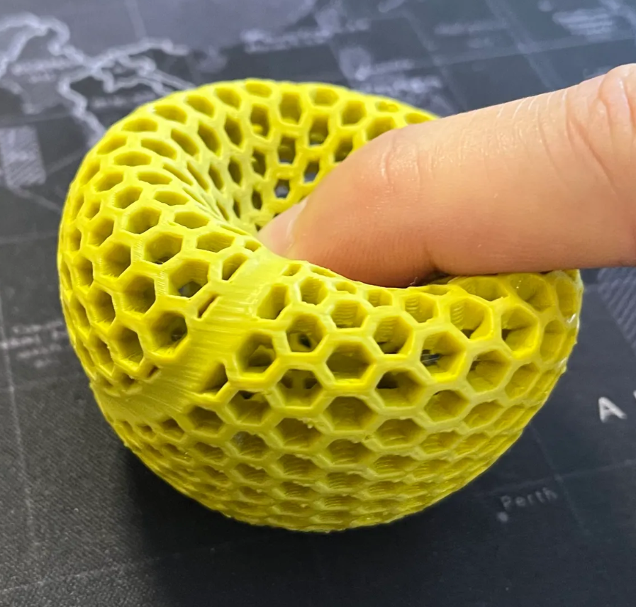 Airless Tennis Ball 3D model thumbnail