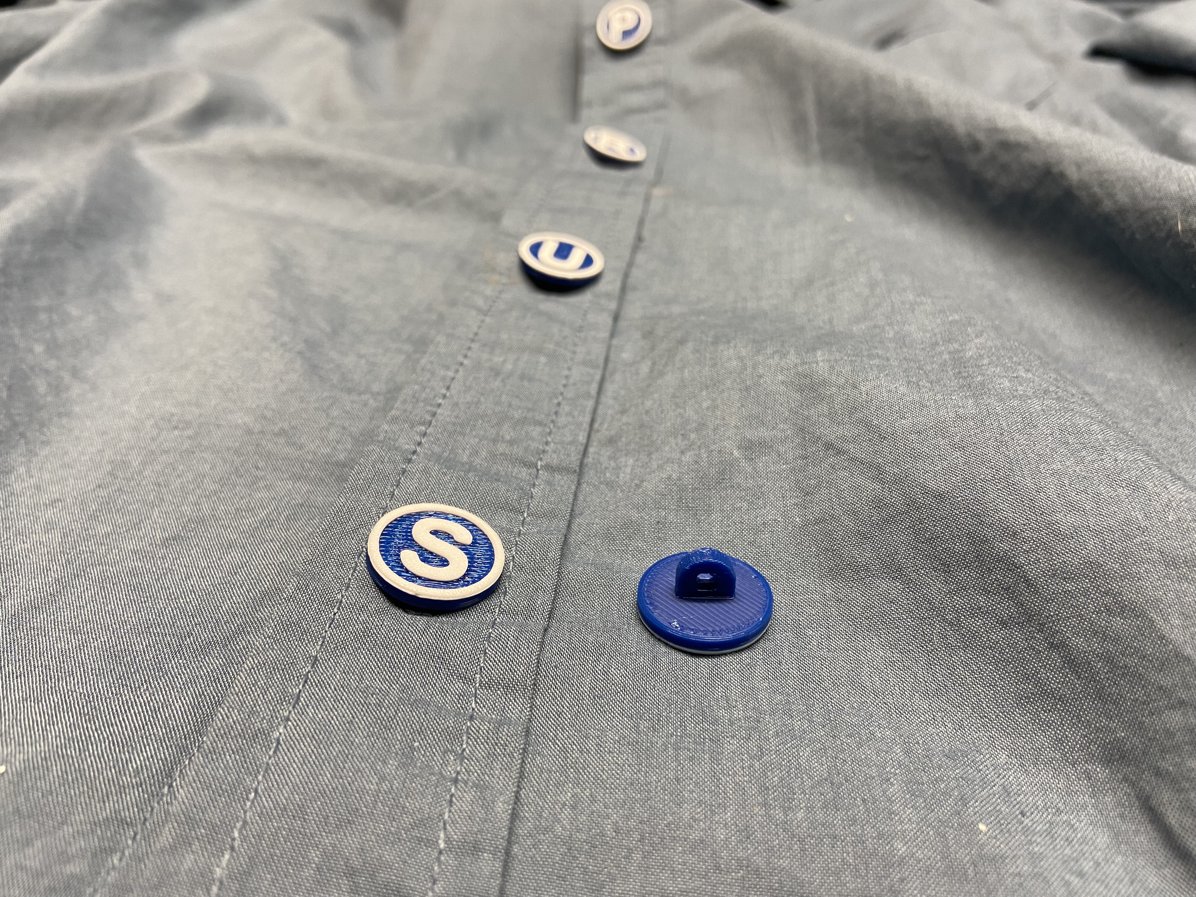 Miniatura 5 do modelo 3D Alphabet Buttons