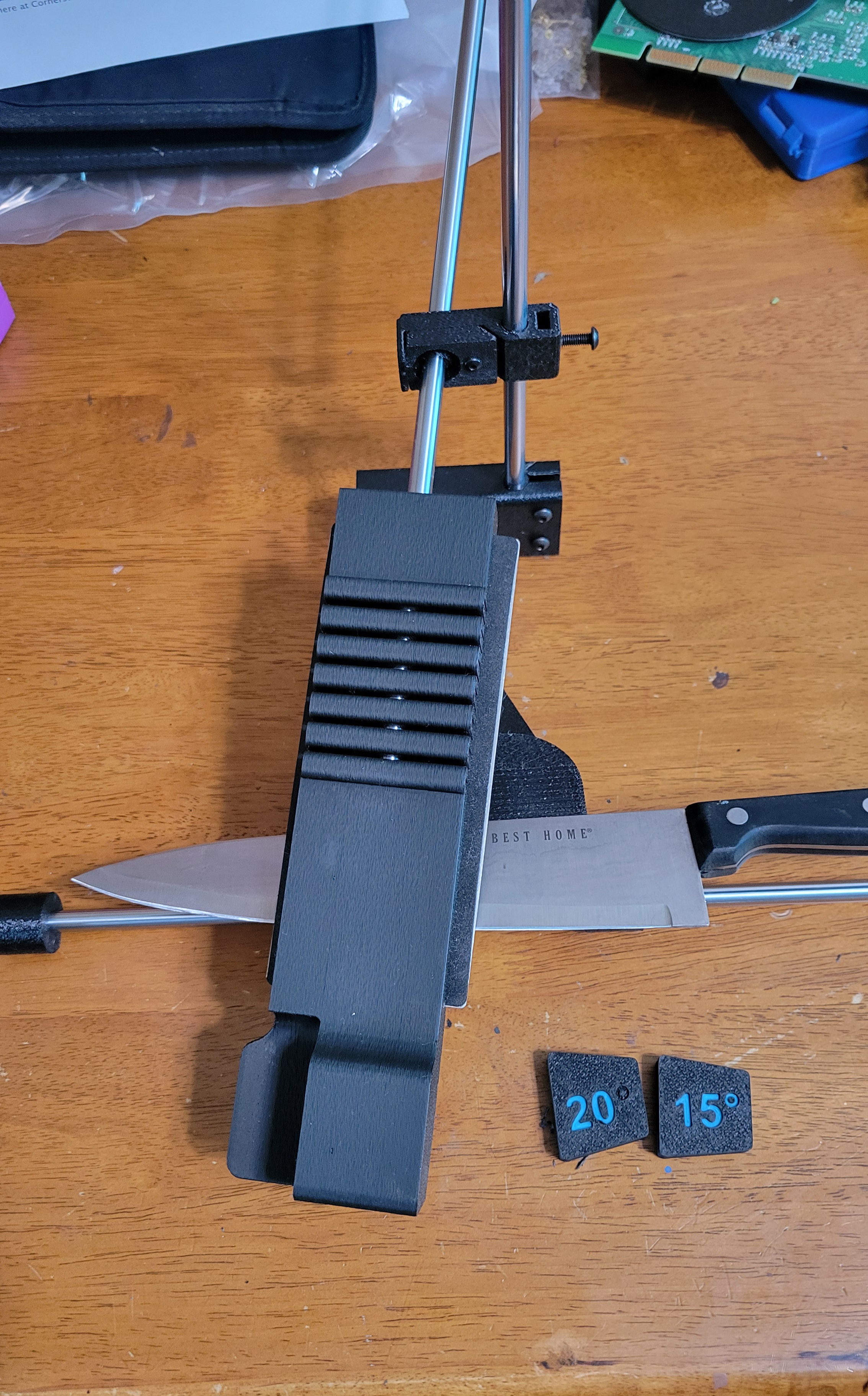 Wide Handle for Knife Sharpening Tool