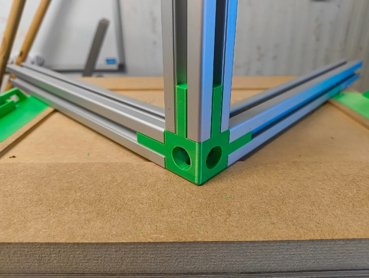 Aluminium hoekprofiel 40x40x2 mm